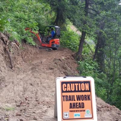 Uphill Trail Construction